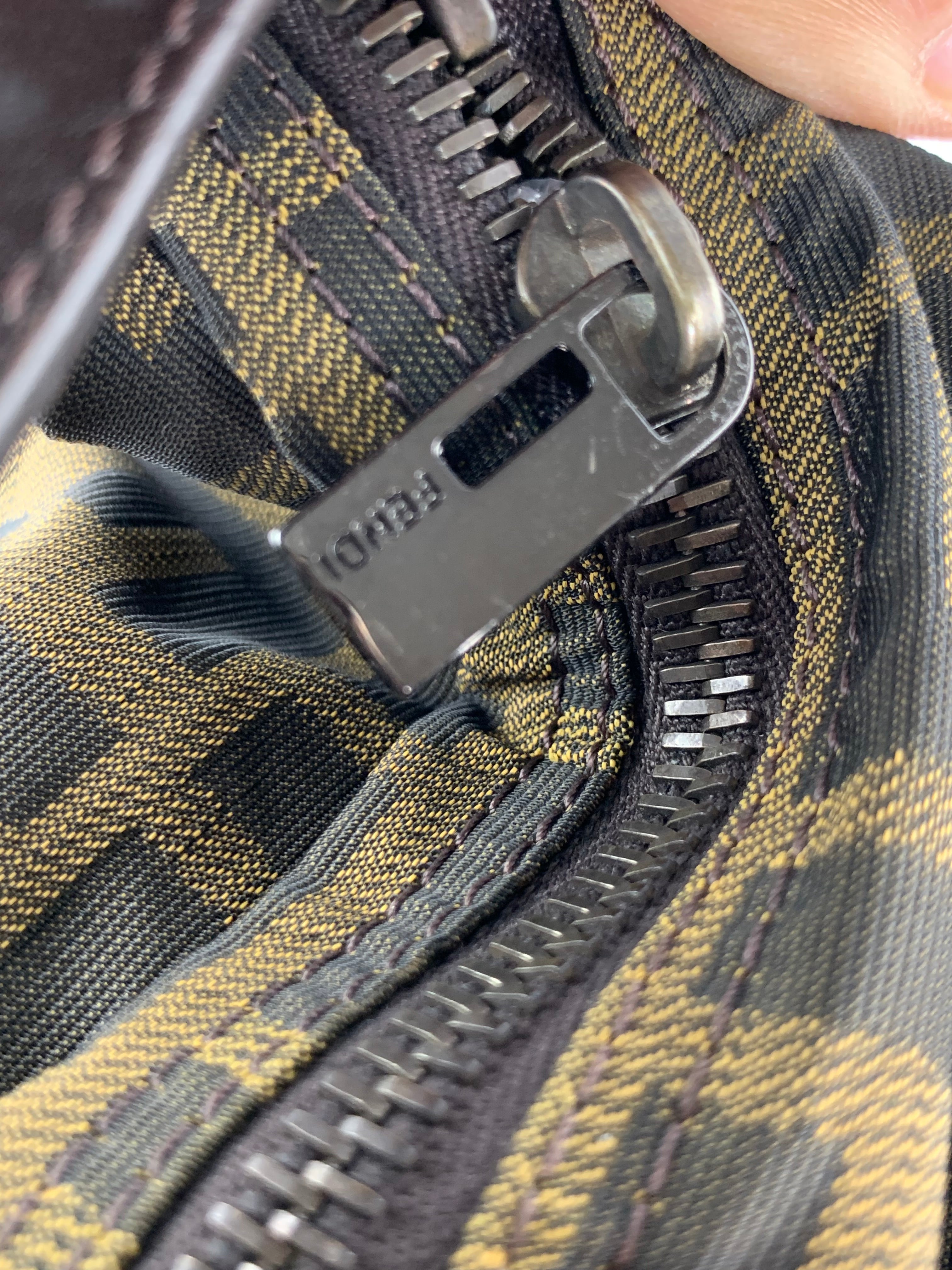 Fendi Zucca Pochette Mini Bag