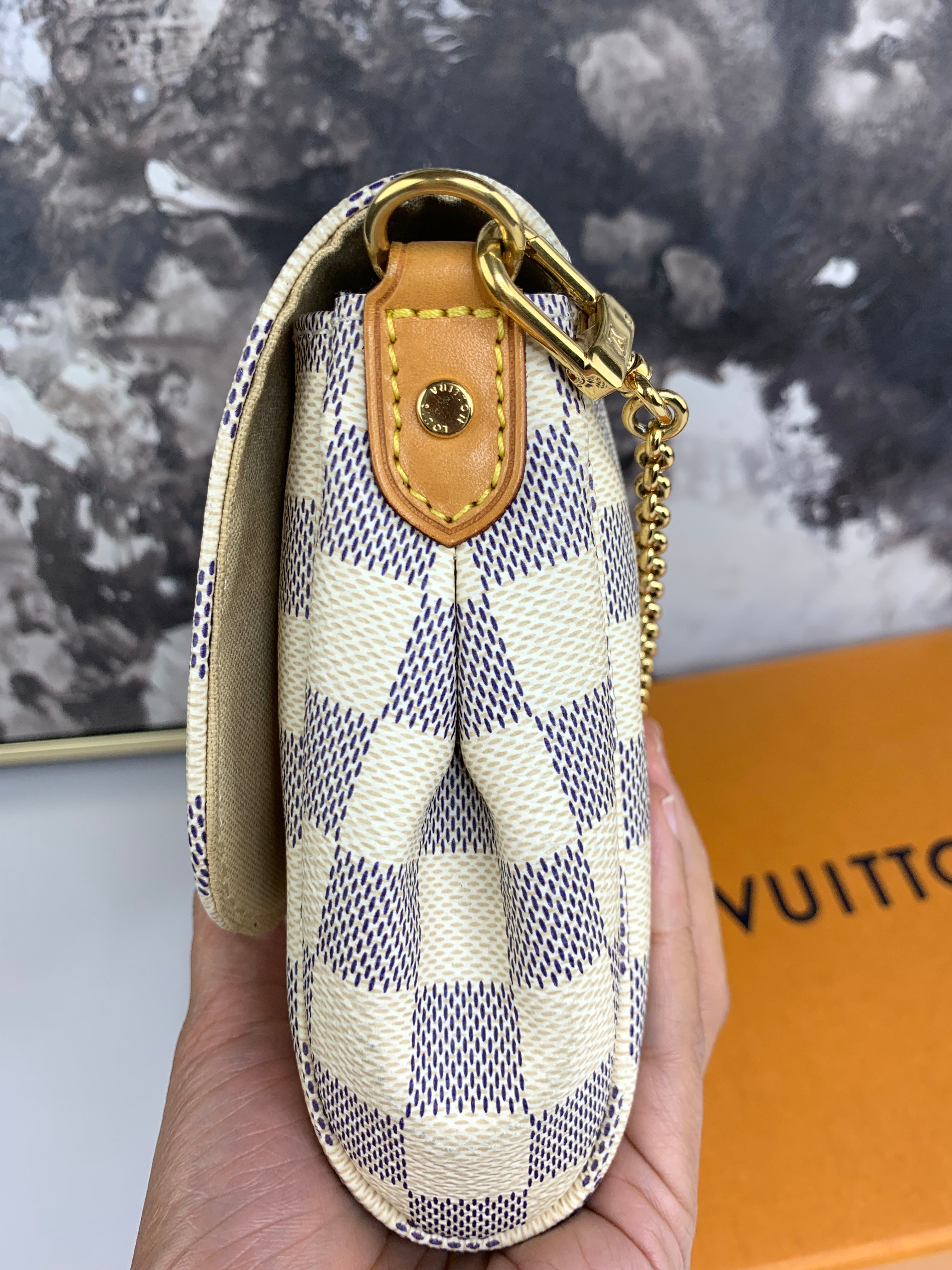 Louis Vuitton, Bags, Louis Vuitton Favorite Mm Azur