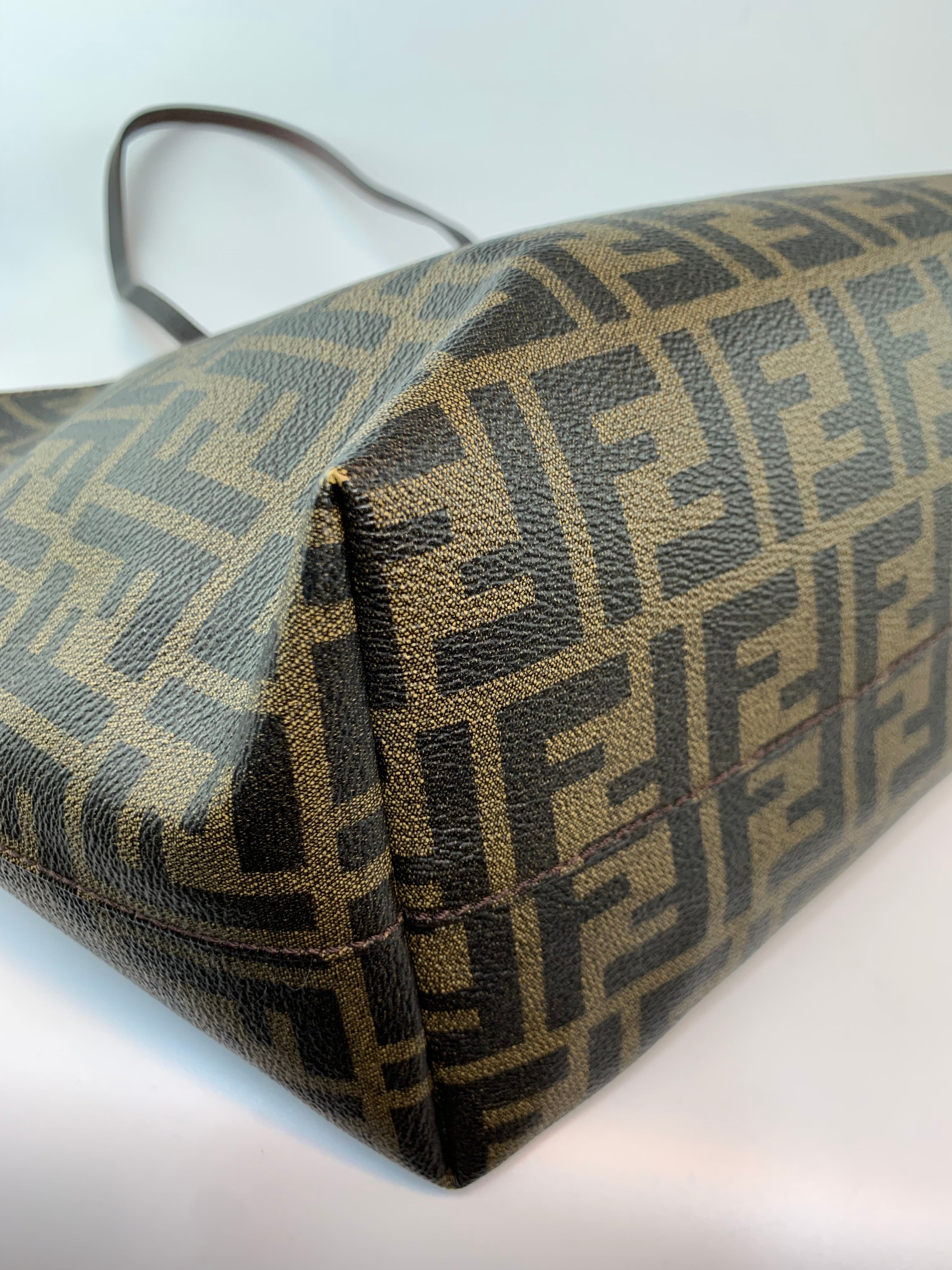 Fendi Zucca Tote in Canvas
