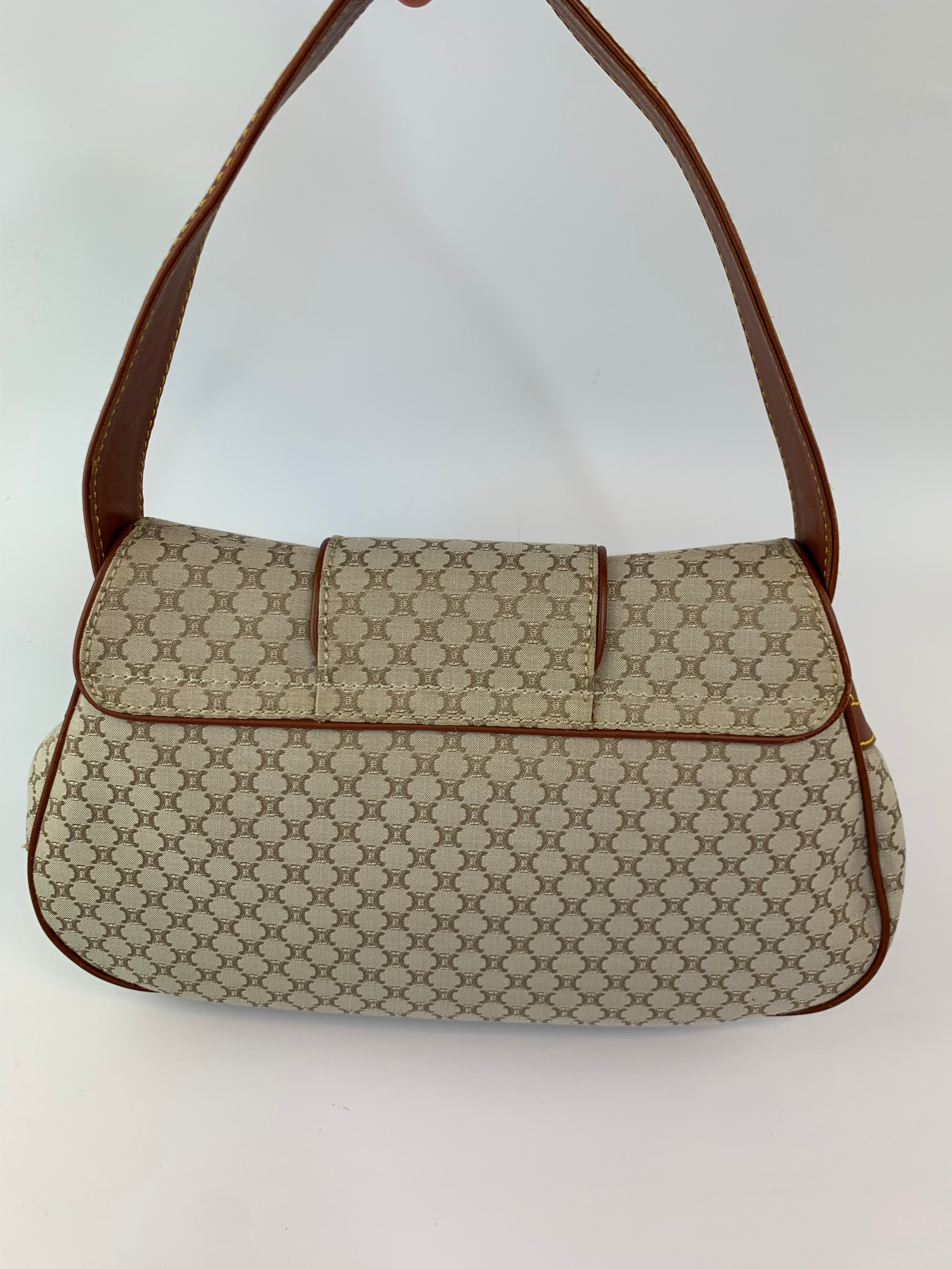 Celine Macadam Buckle Shoulder Bag