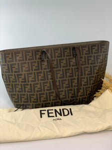 Fendi Zucca Tote in Canvas