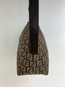 Fendi  Brown Zucchino Shoulder Bag