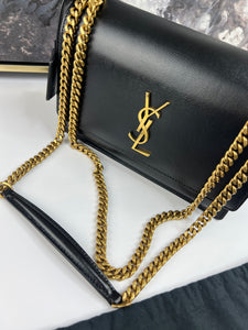 Yves Saint Laurent Medium Sunset in Smooth Leather