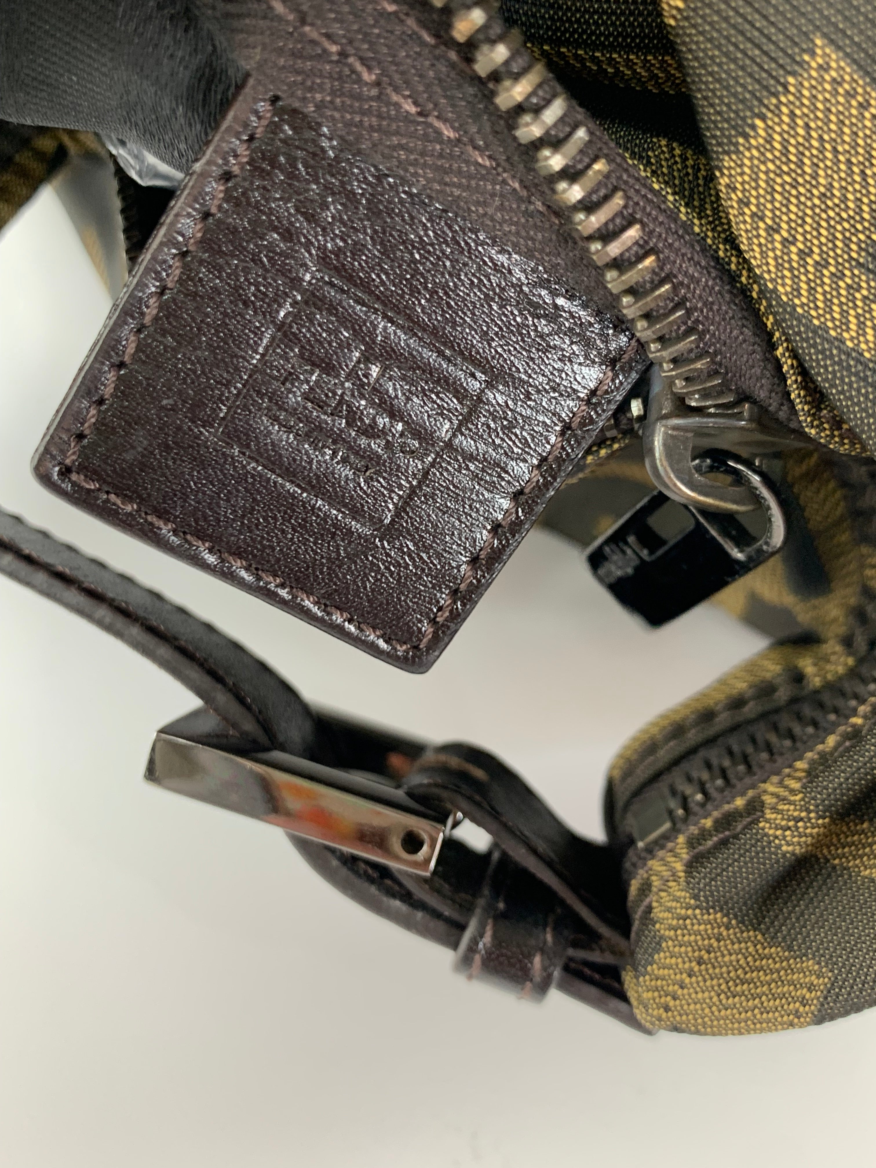 Fendi Zucca Pochette Mini Bag