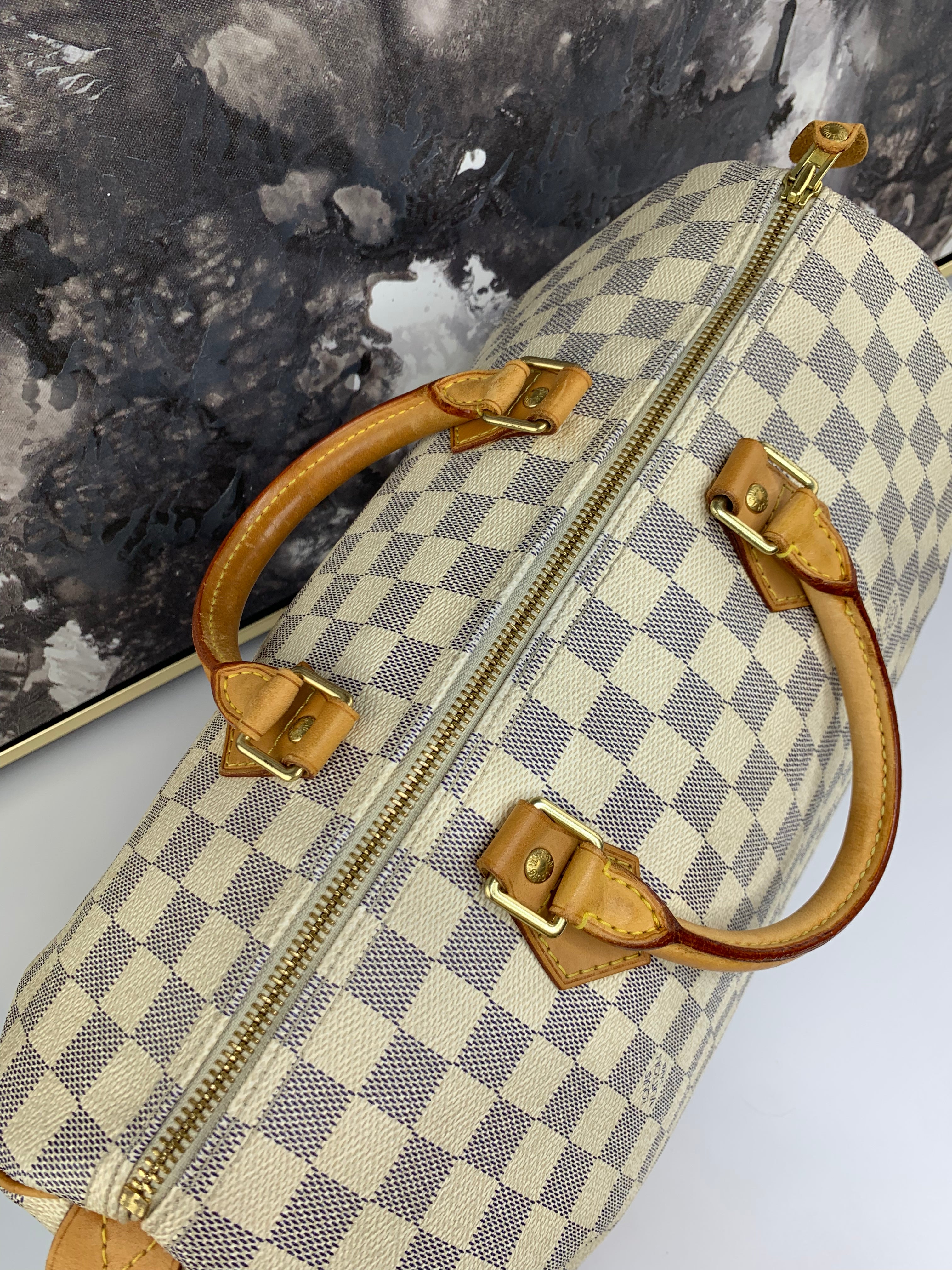 Louis Vuitton Speedy 35 Azur