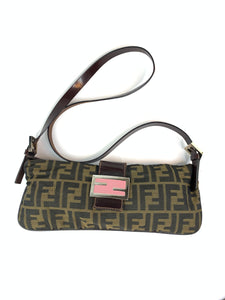 Fendi Zucca Crossbody/ Shoulder Bag