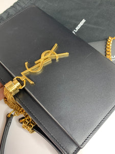 Yves Saint Laurent Kate Chain Wallet with Tassel