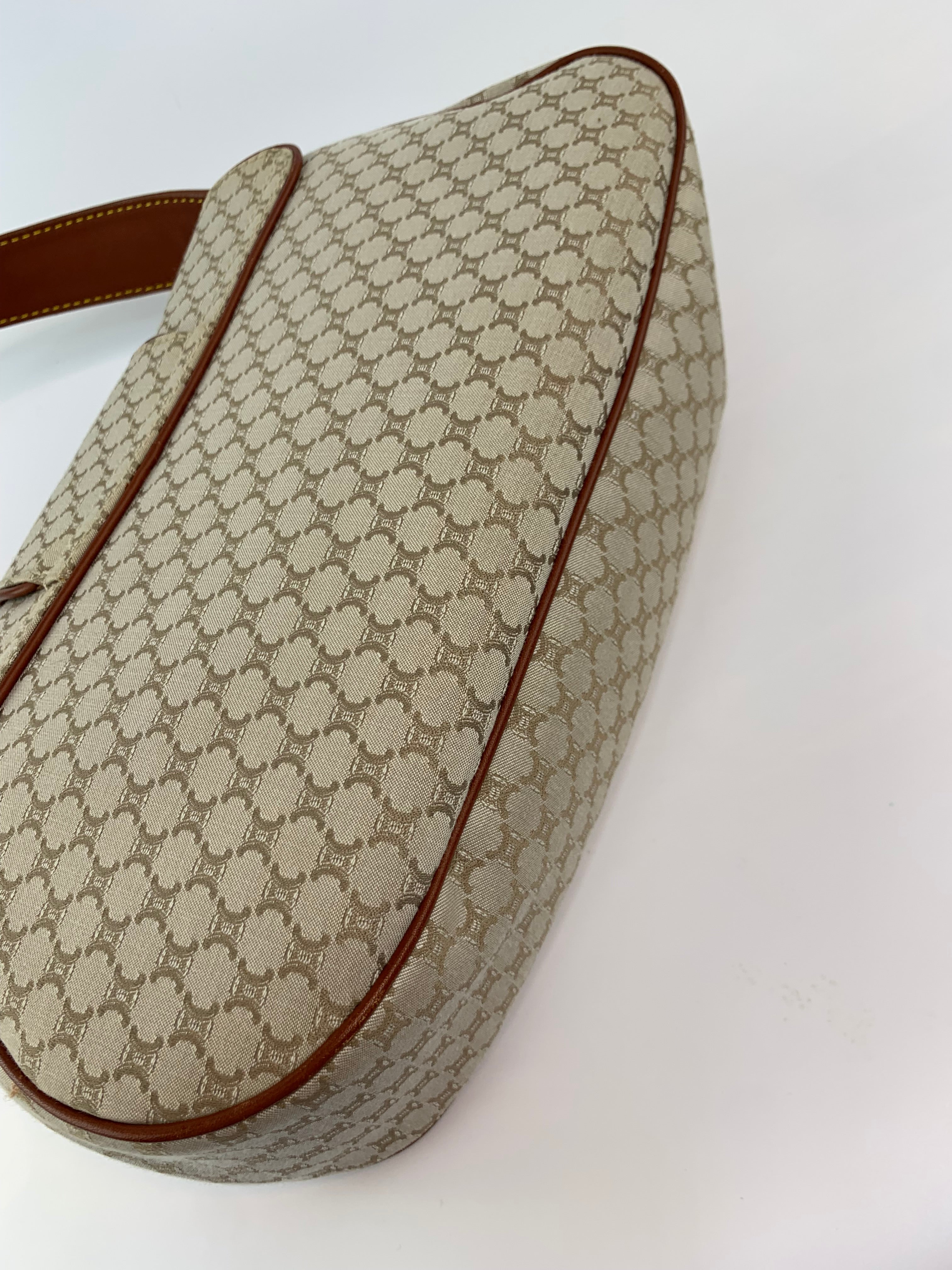 Celine Macadam Buckle Shoulder Bag