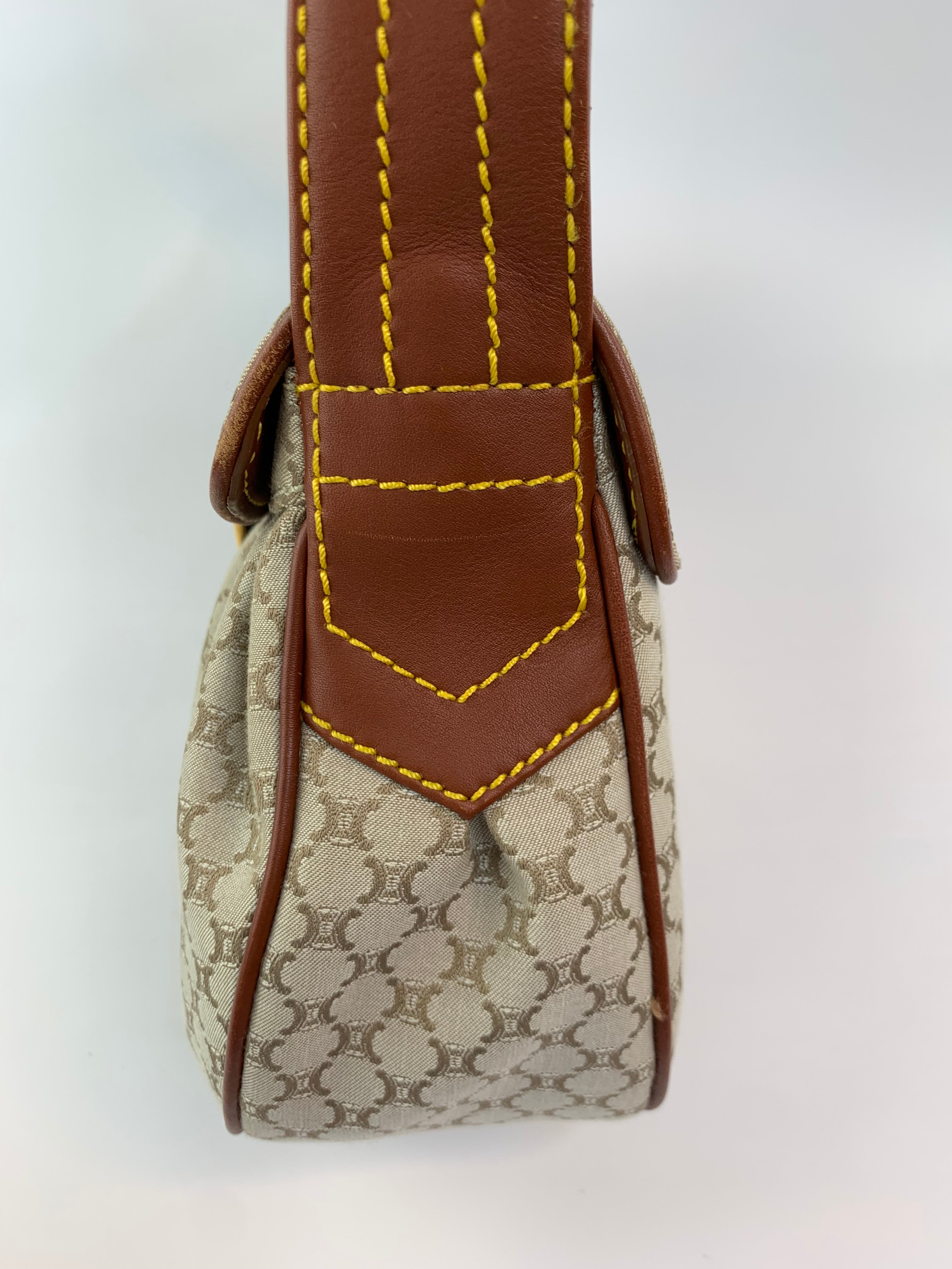 Celine Macadam Buckle Shoulder Bag