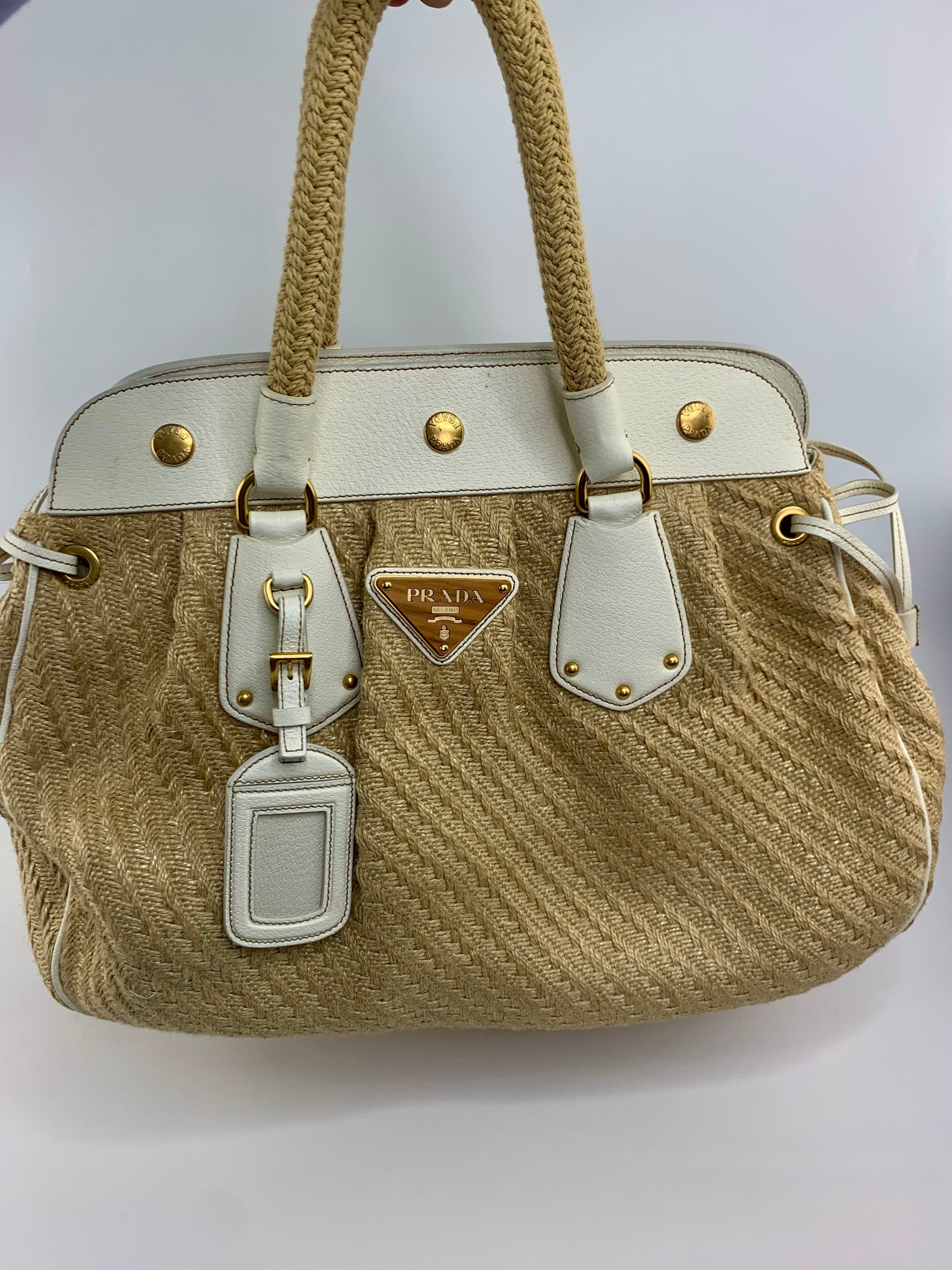 Prada  Raffia HandBag