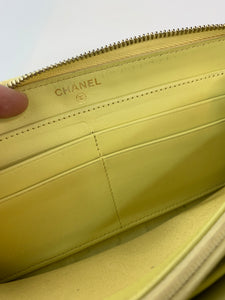 Chanel Caviar Zip Around Wallet
