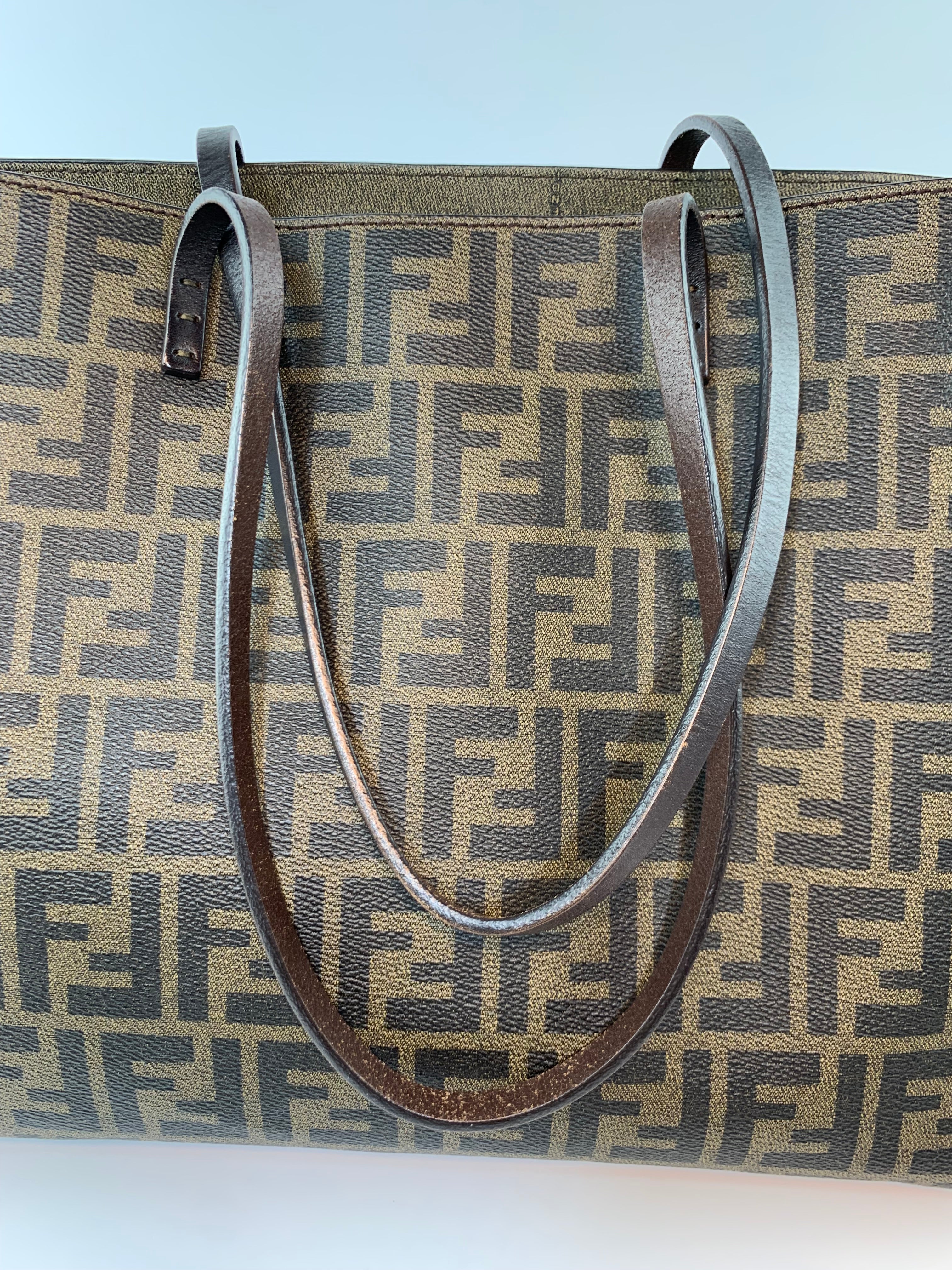 Fendi Zucca Tote in Canvas