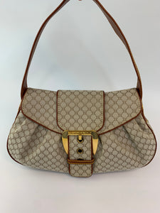 Celine Macadam Buckle Shoulder Bag