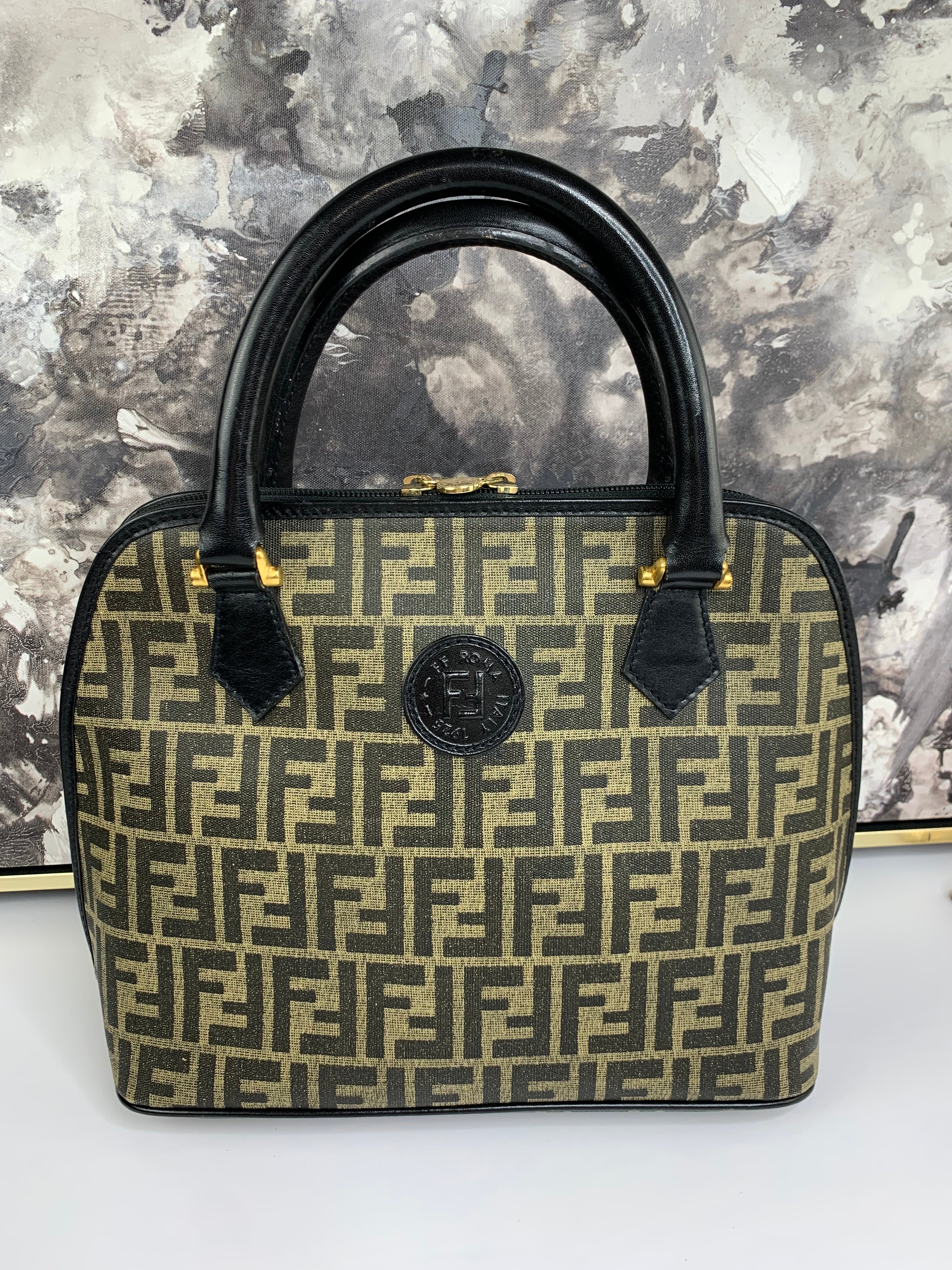 Fendi Zucca Top Handle Tote