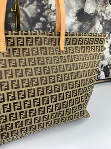 Fendi Zucchino Tote Bag