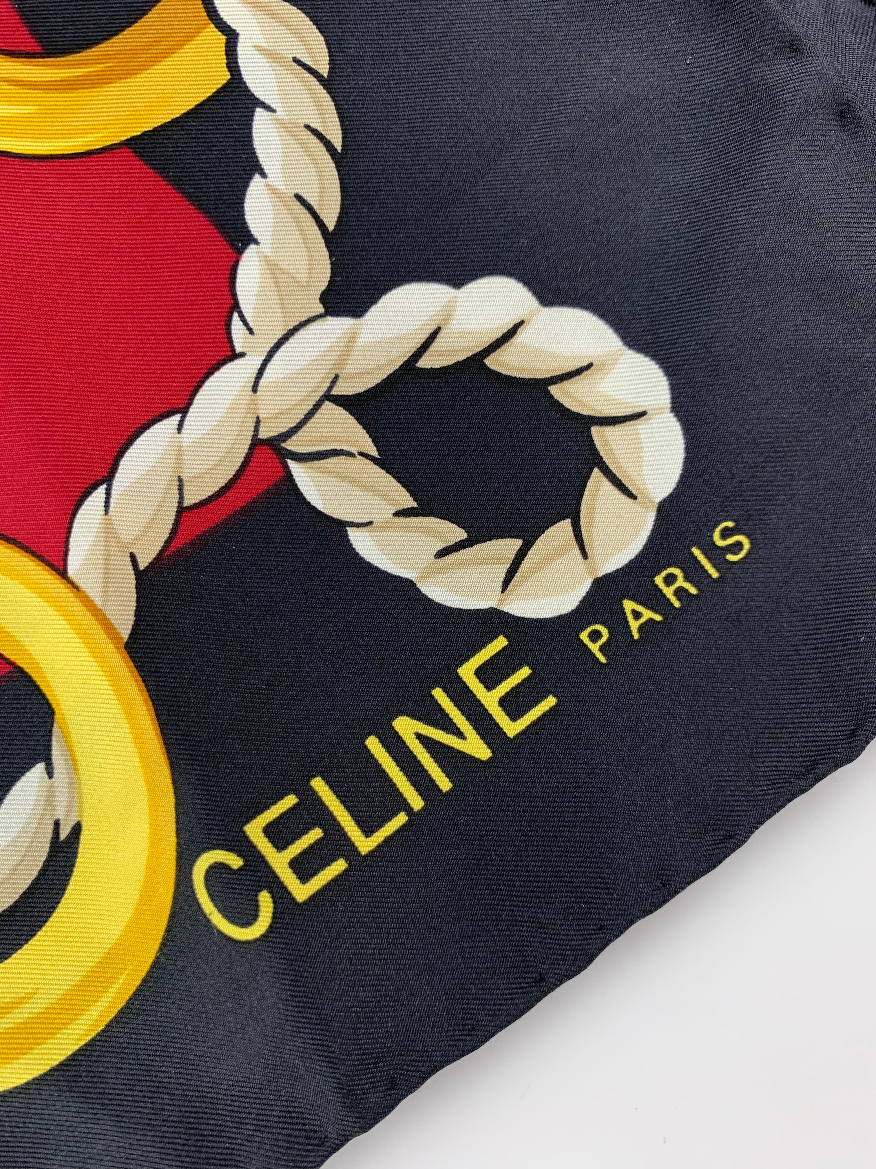 Celine Silk Printed Scarf