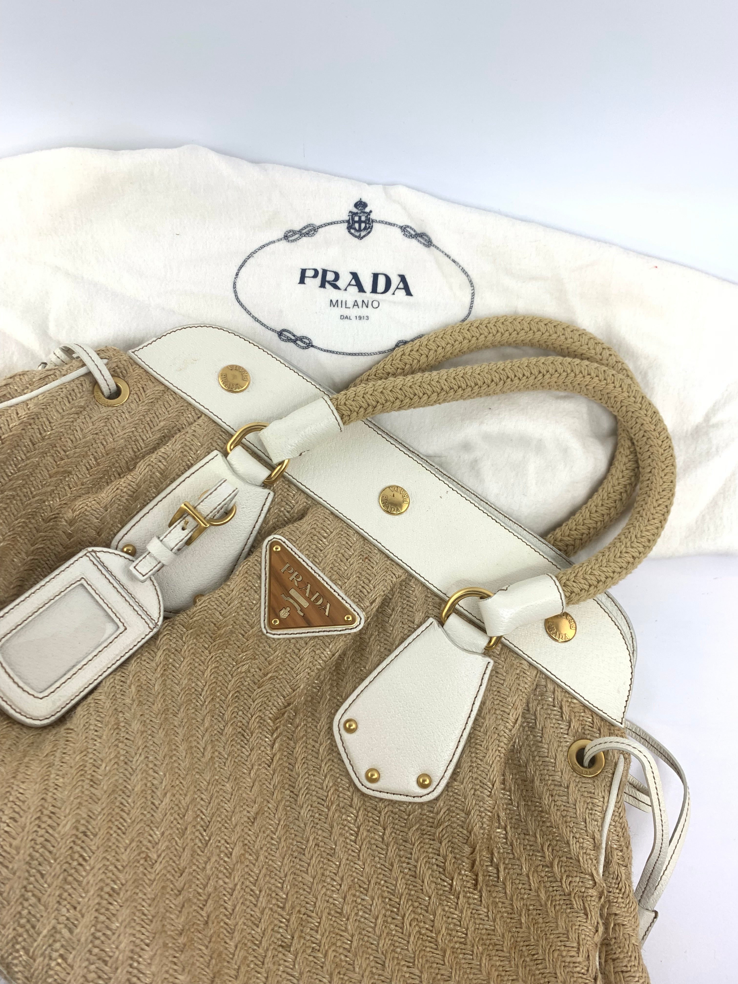 Prada  Raffia HandBag