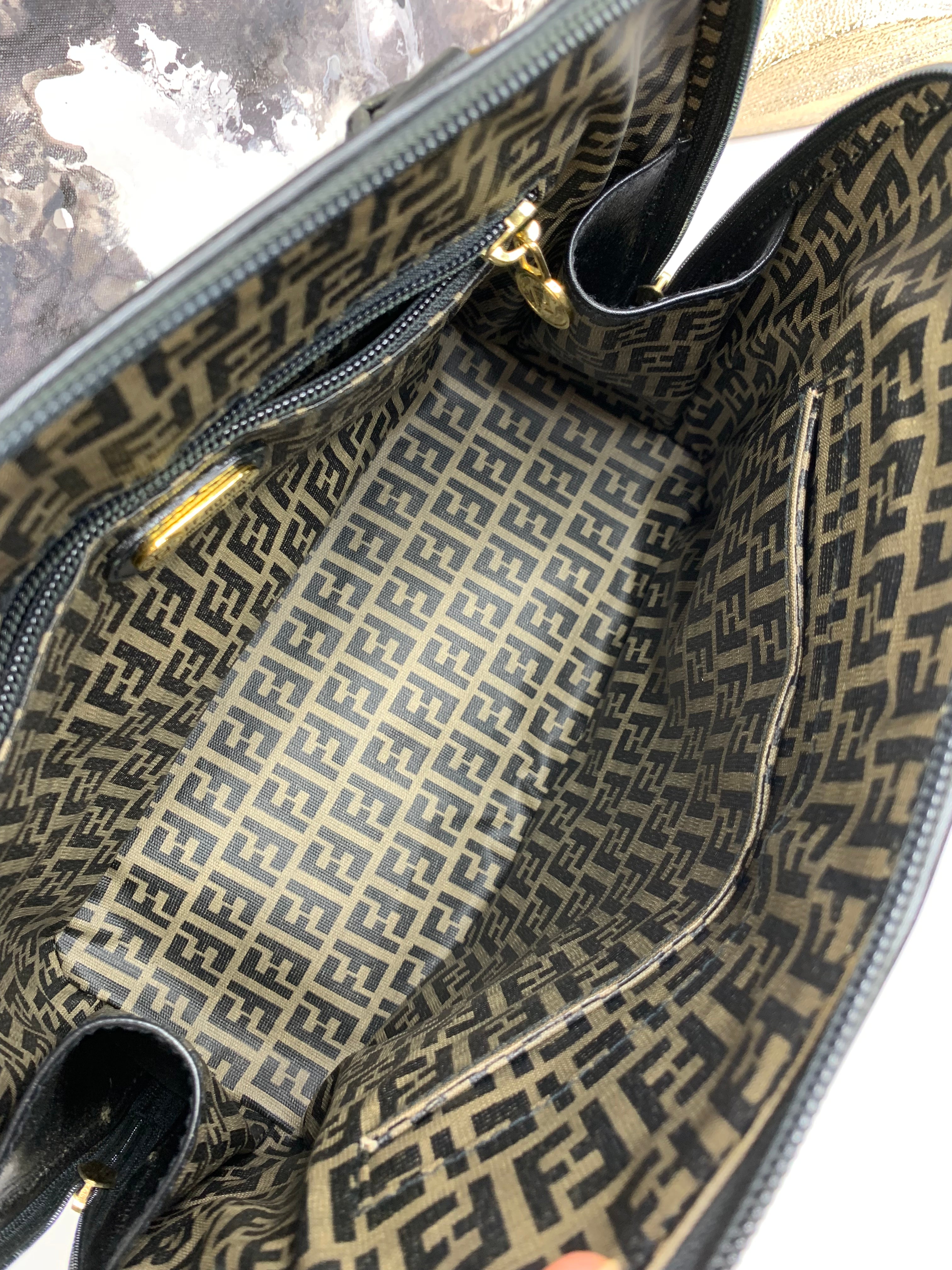 Fendi Zucca Top Handle Tote