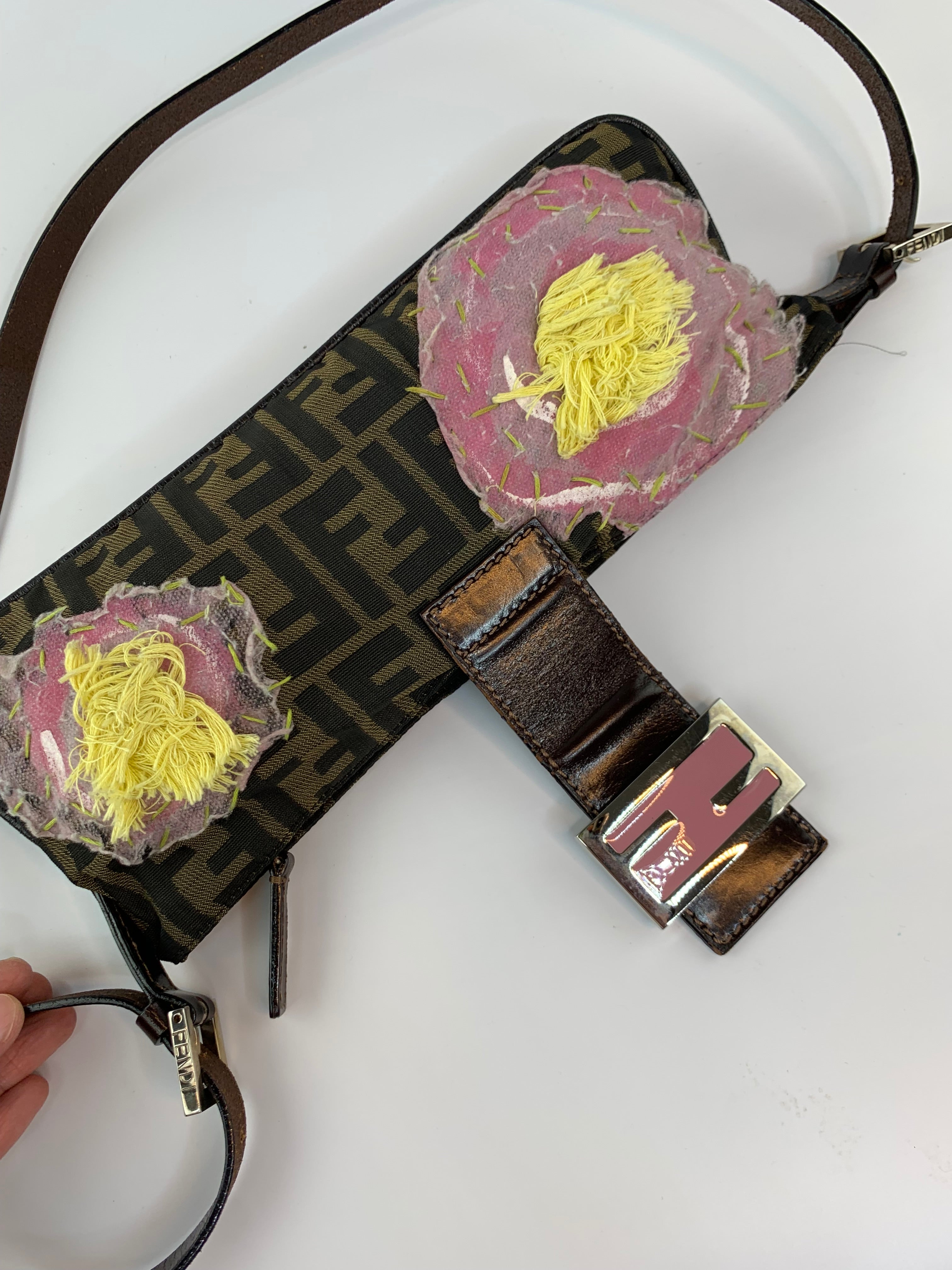 Fendi Zucca Crossbody/ Shoulder Bag