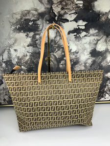 Fendi Zucchino Tote Bag