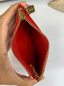 Louis Vuitton Red Vernis Key Pouch