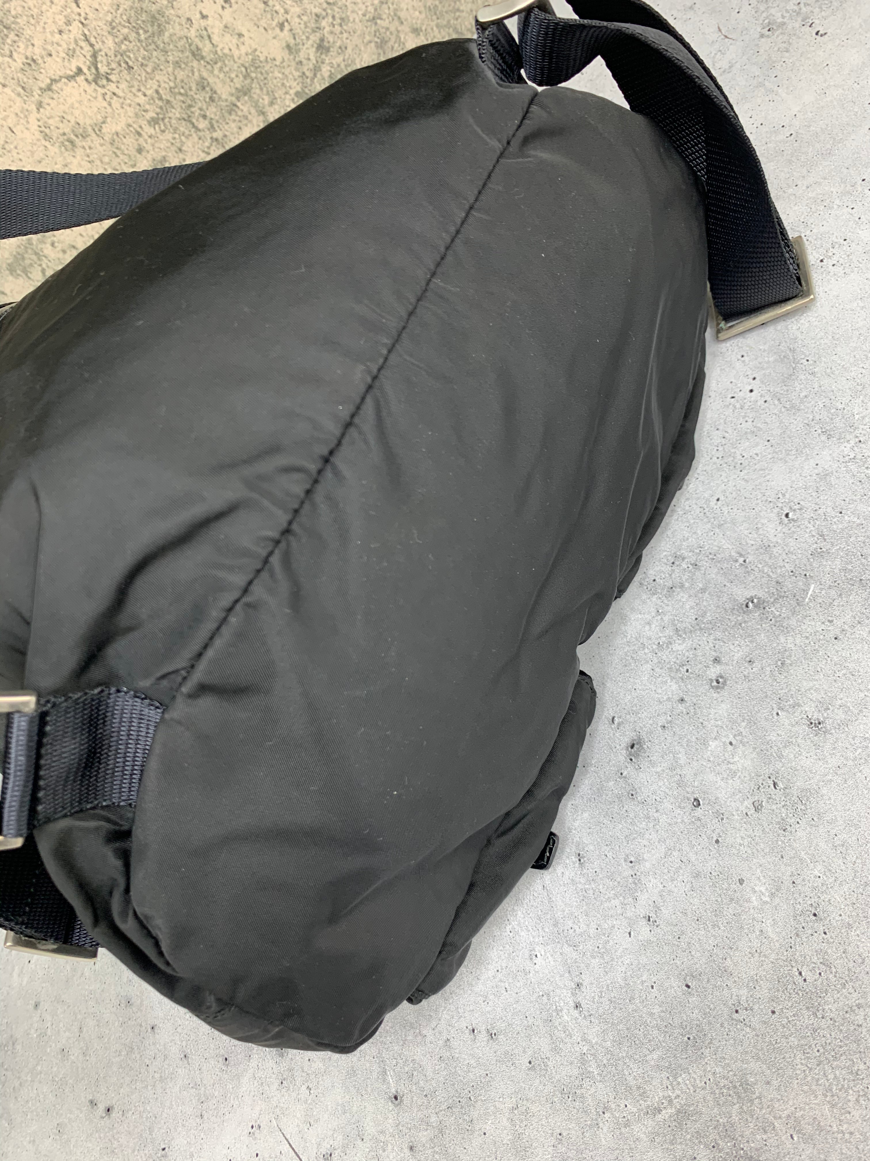 Prada Black Nylon Backpack