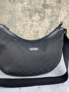 Gucci Halfmoon Crossbody- Black