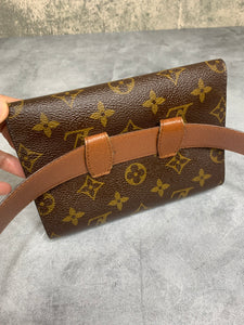Louis Vuitton Monogram Bumbag Wait Pouch Fanny Pack Belt Bag 861650