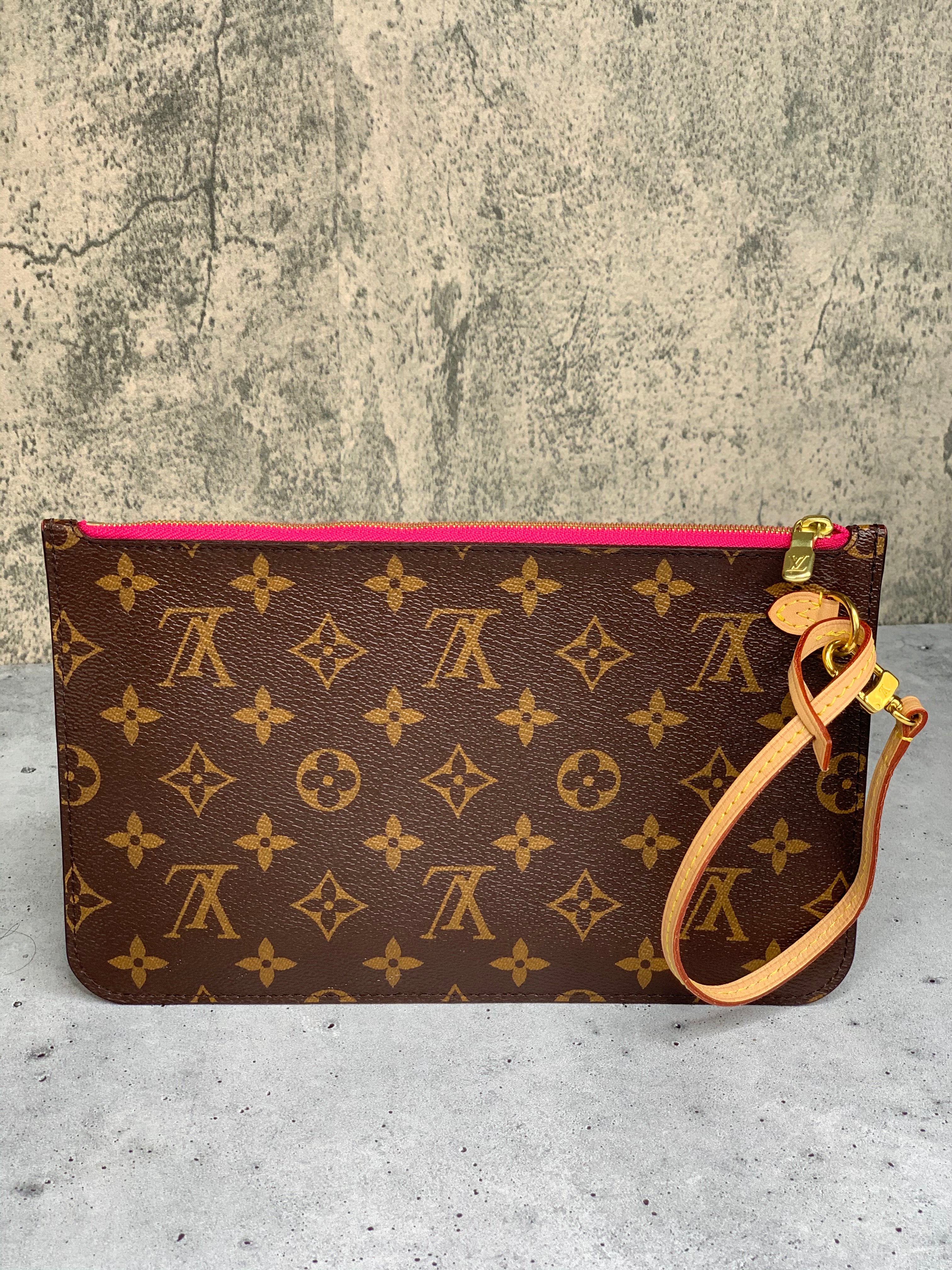 Louis vuitton neverfull pouch strap sales