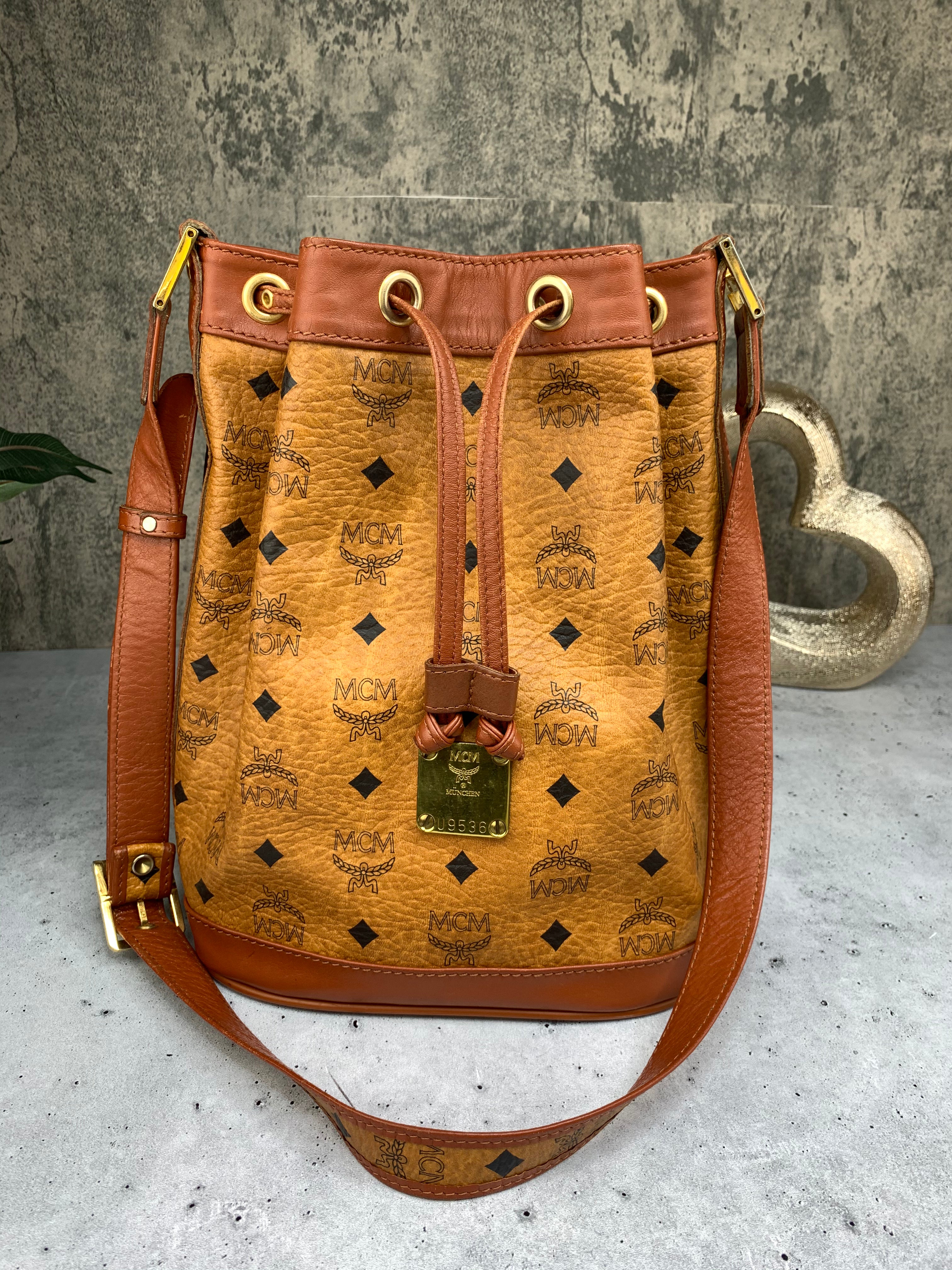 MCM  Bucket Crossbody