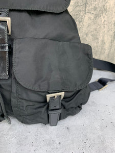 Prada Black Nylon Backpack