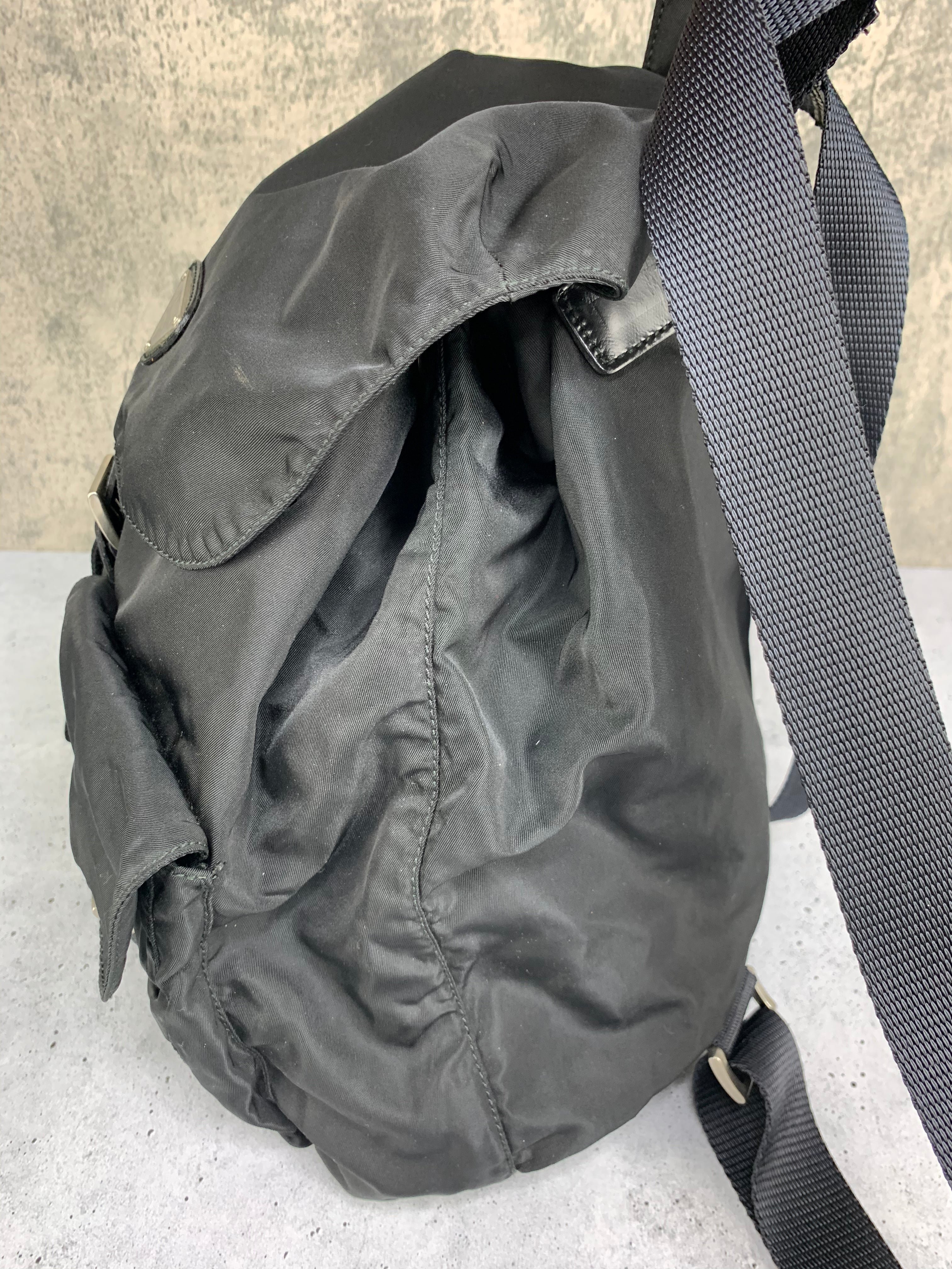 Prada Black Nylon Backpack