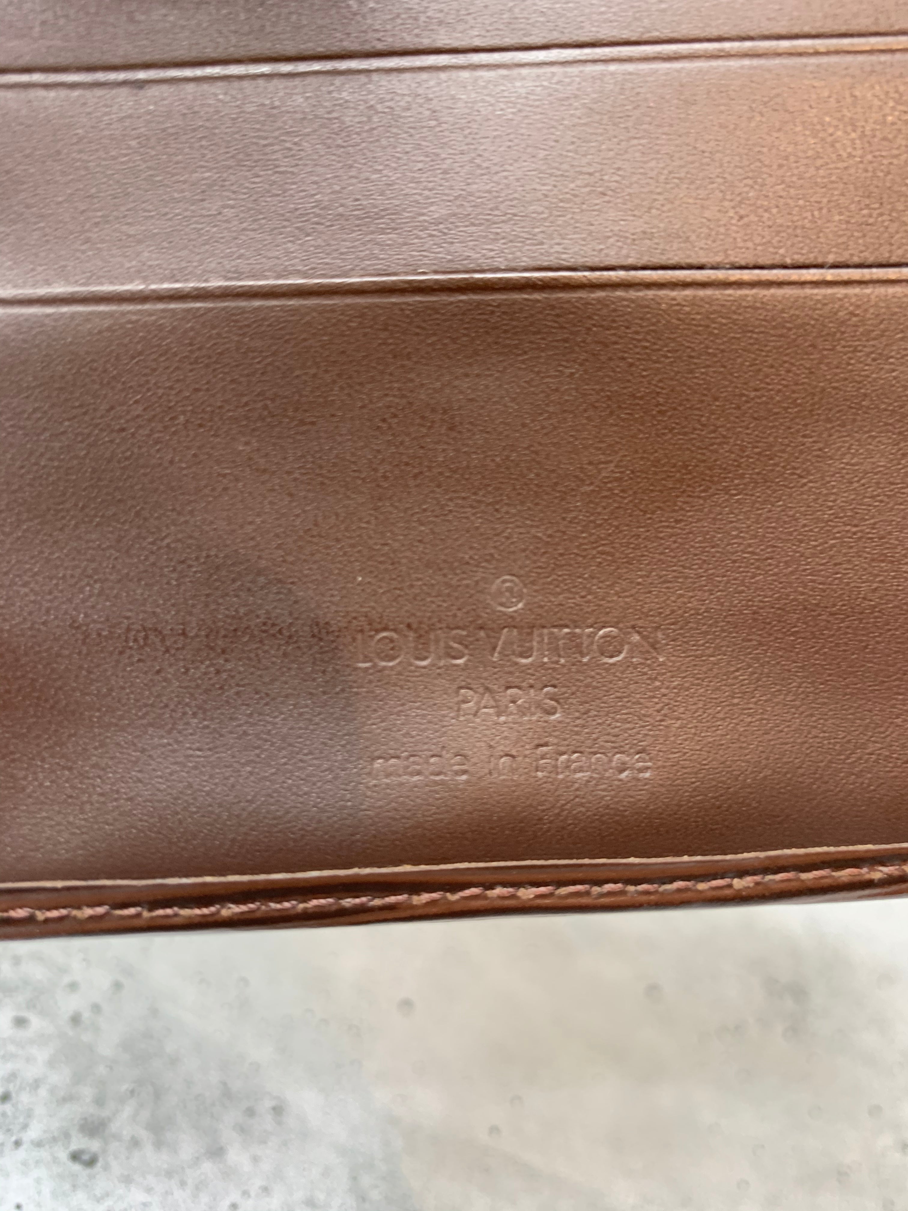 Louis Vuitton Portefeuille Marco Epi Yellow Leather Bifold Wallet 1151