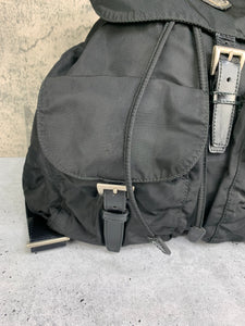 Prada Black Nylon Backpack