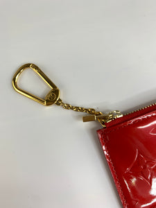 Louis Vuitton Red Vernis Key Pouch