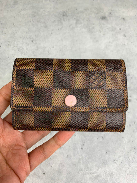 Louis Vuitton, Bags, Louis Vuitton Damier Azur 6 Key Holder