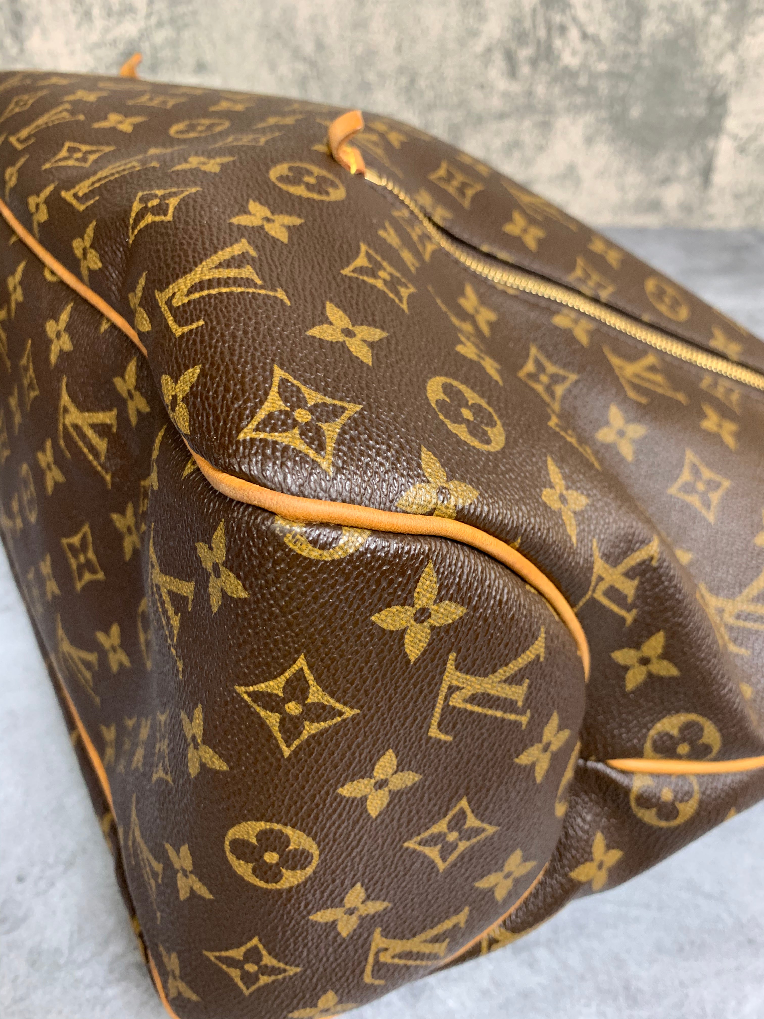 Birthday bag and wallet are cleaned, conditoned and packed! Delightful GM  is a huge mama with a lovely bag sag. Fashionphile for the win once again!  : r/Louisvuitton