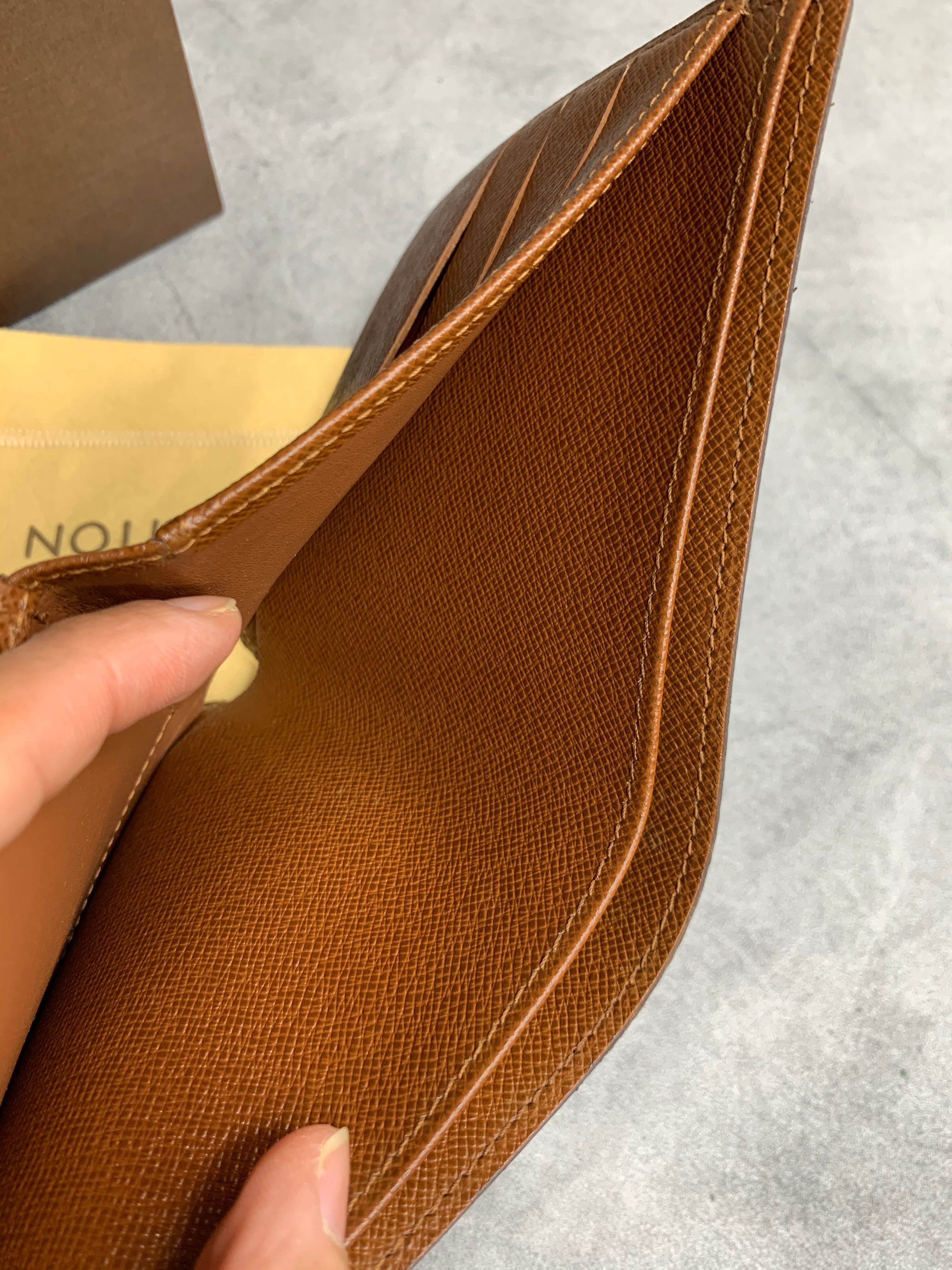 Where can we find date codes in LV wallets?