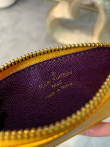 Louis Vuitton Key Pouch Cles - Tassil Yellow Epi Leather – PROVENANCE