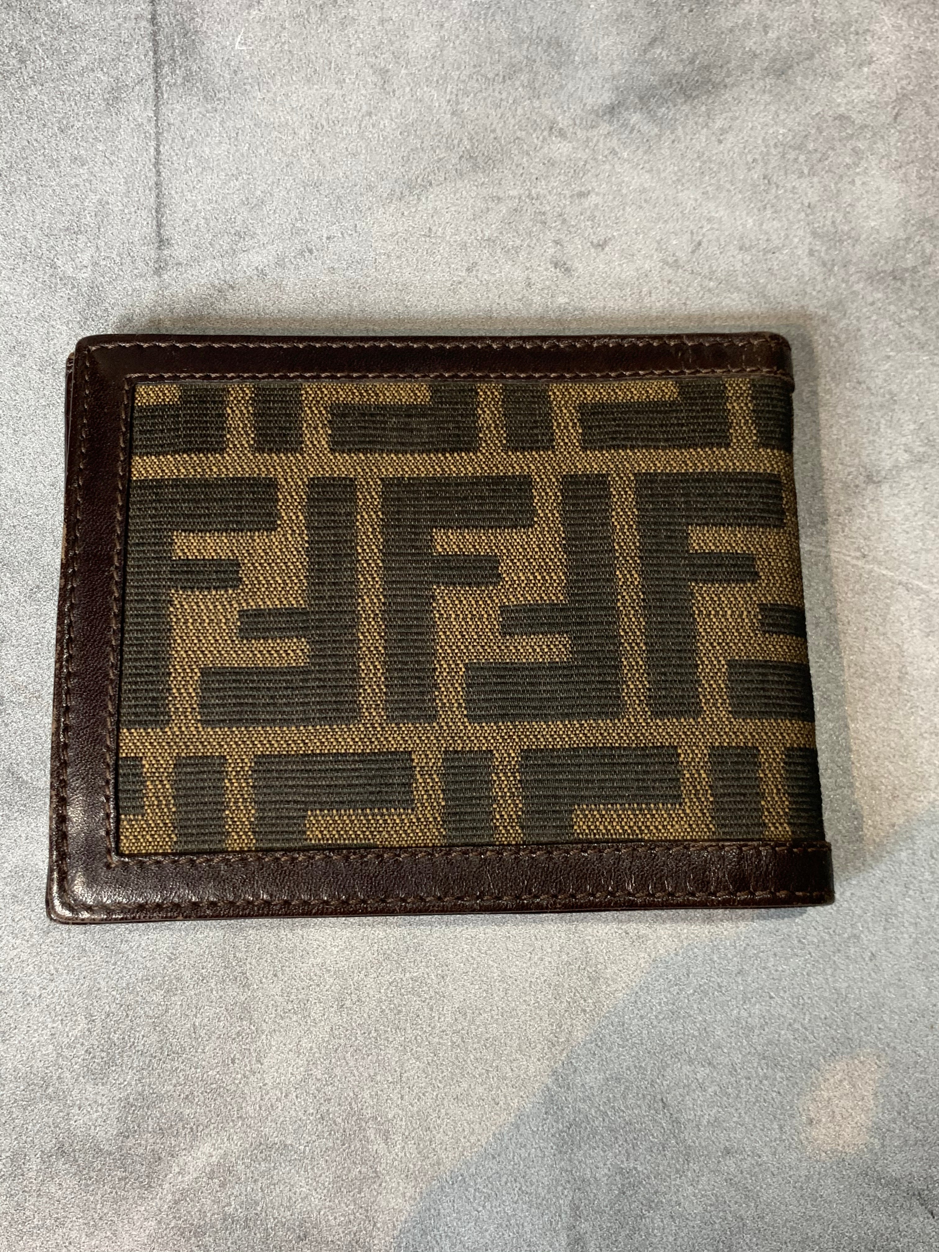 Fendi Zucca Bifold  Wallet