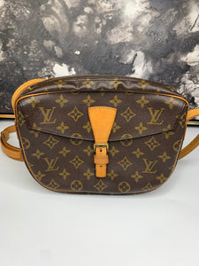 Louis+Vuitton+Jeune+Fille+Shoulder+Bag+Brown+Leather for sale