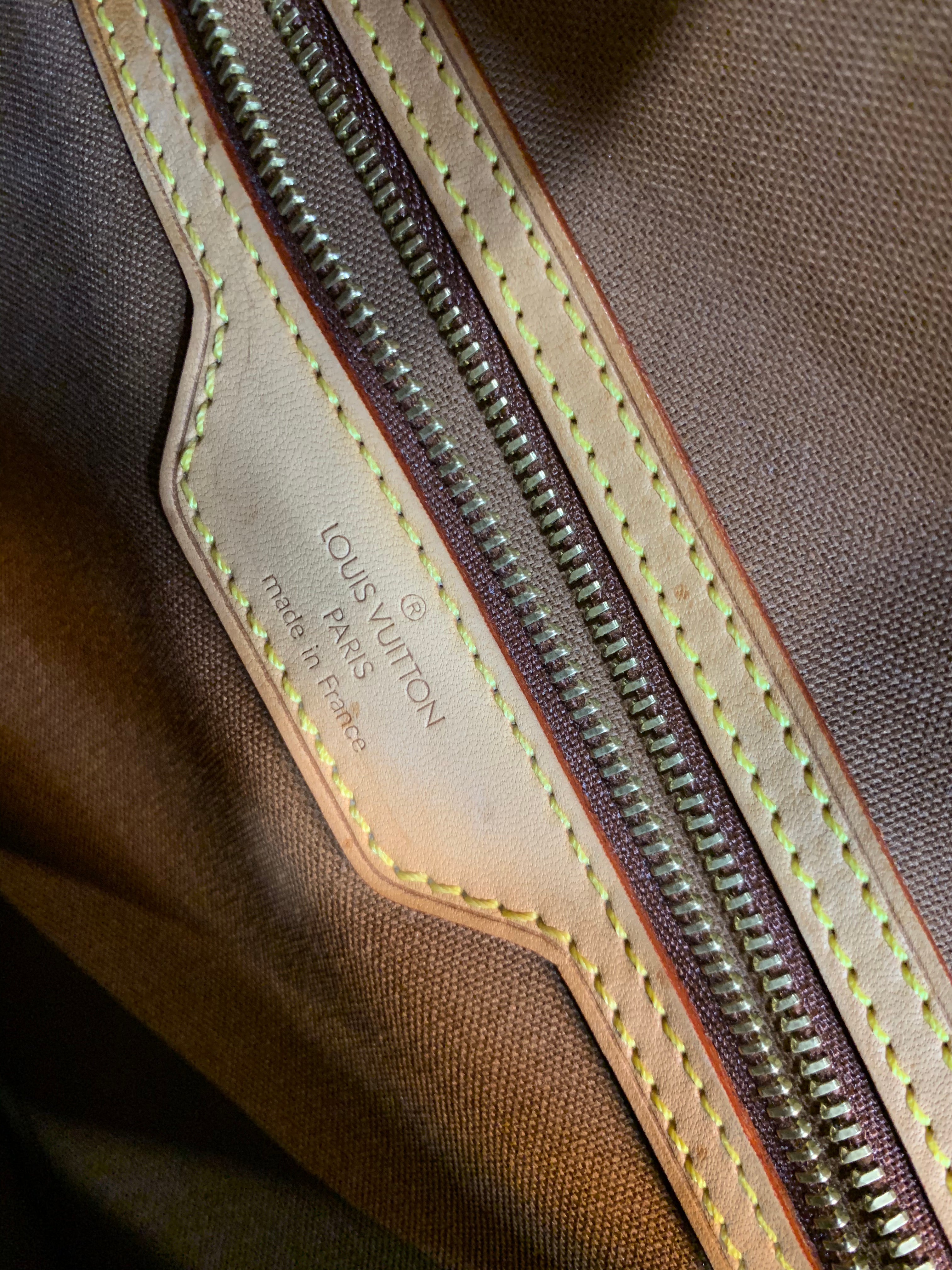 Sologne handbag Louis Vuitton Brown in Cotton - 38013312