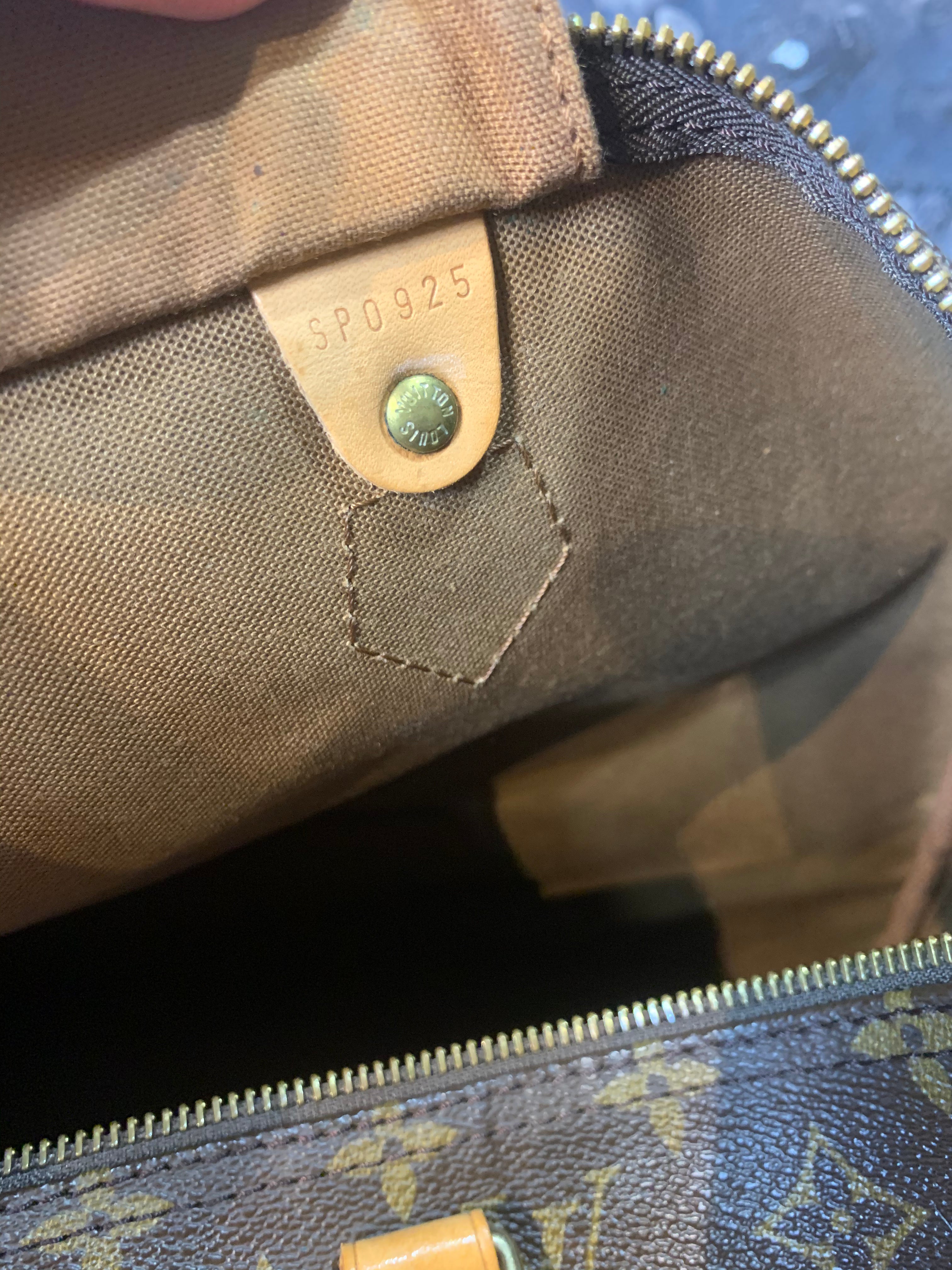 Louis Vuitton Monogram Speedy 40 Hand Bag M41522 LV Auth 41458 Cloth  ref.915652 - Joli Closet