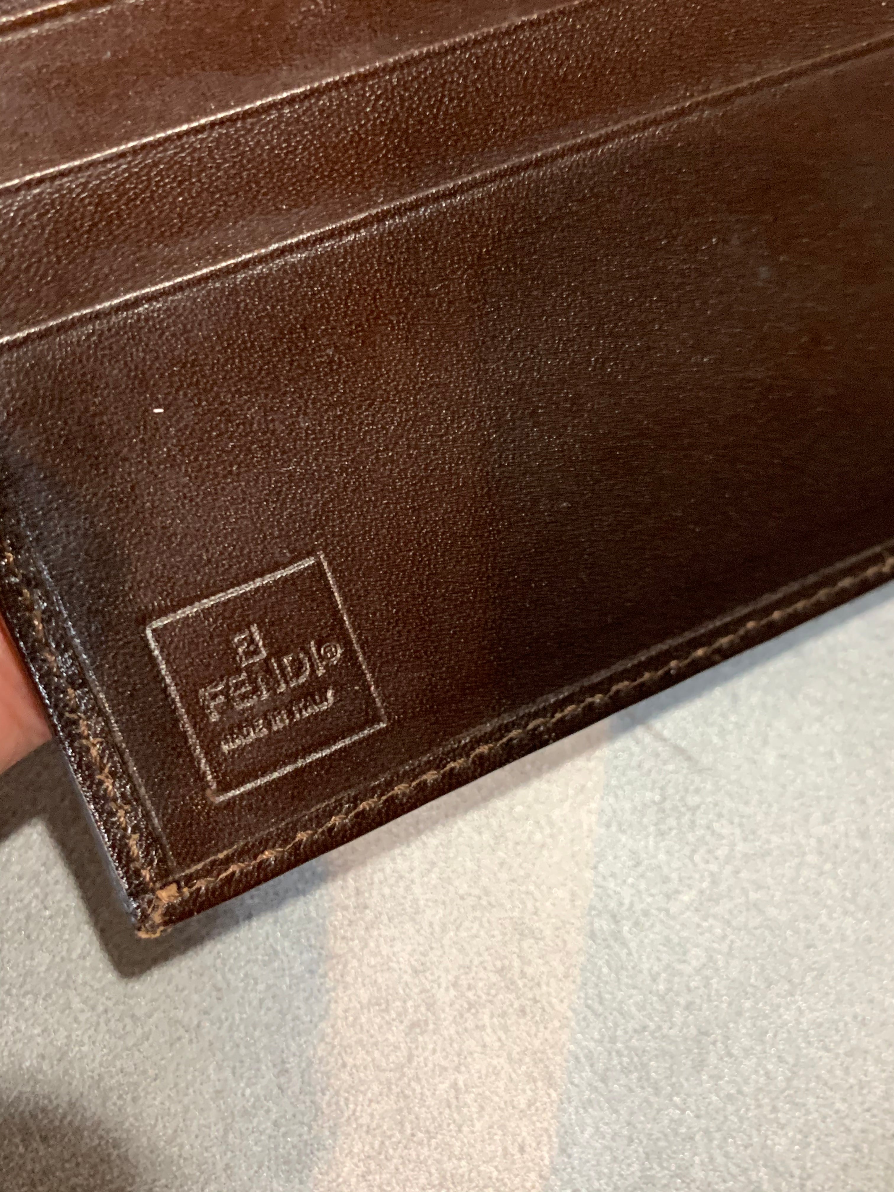 Fendi Zucca Bifold  Wallet