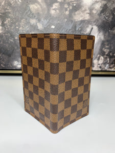 Louis Vuitton Wallet/ Checkbook coveer Damier Ebene