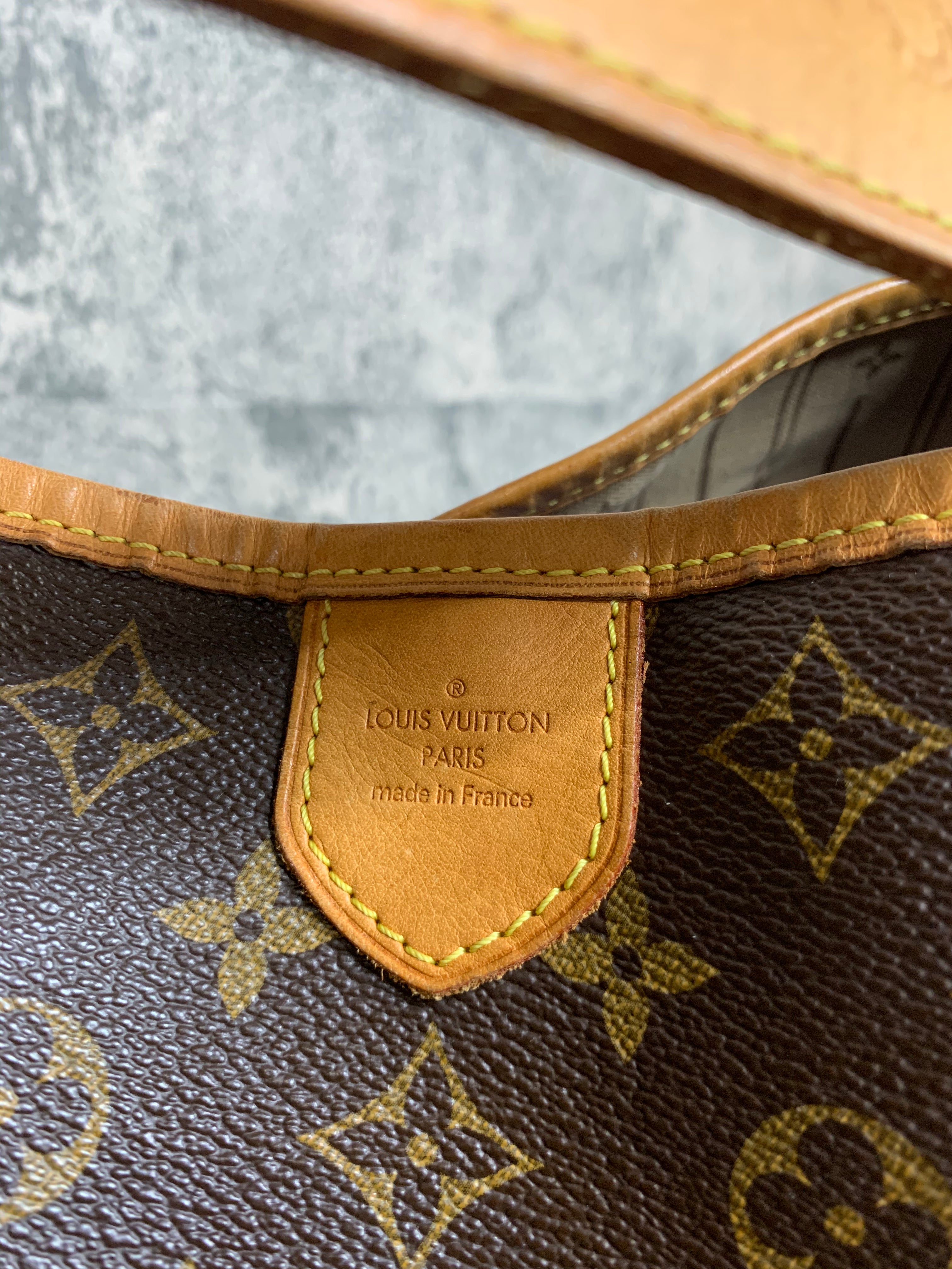 Birthday bag and wallet are cleaned, conditoned and packed! Delightful GM  is a huge mama with a lovely bag sag. Fashionphile for the win once again!  : r/Louisvuitton