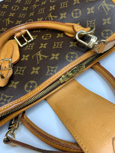 Louis Vuitton, Bags, 00295 Louis Vuitton Monogram Rivoli Briefcase Buckle  Satchel Bag Crossbody