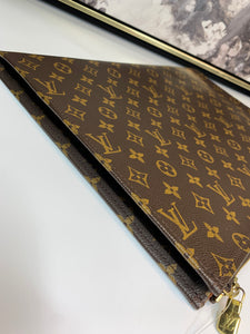 Shop for Louis Vuitton Monogram Canvas Leather Poche Document Holder -  Shipped from USA