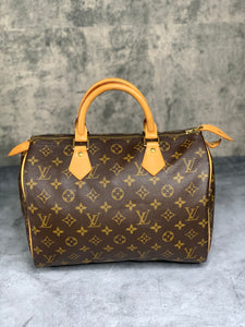 Louis Vuitton, Bags, Lv Speedy 25 In Great Condition Honey Patina