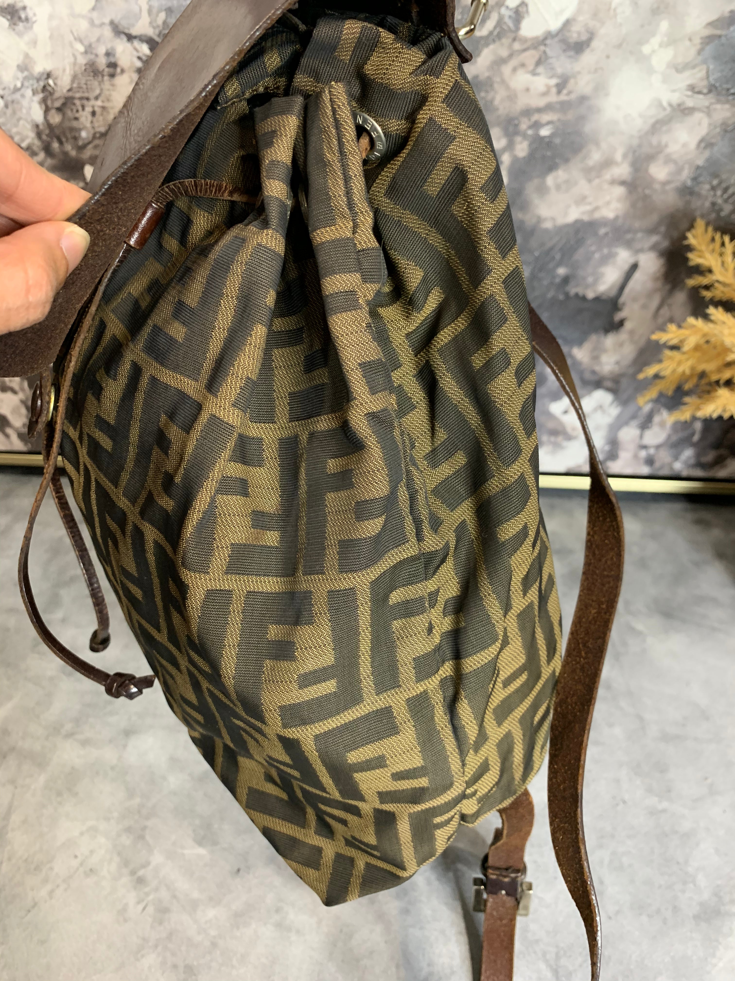 Fendi zucca backpack online